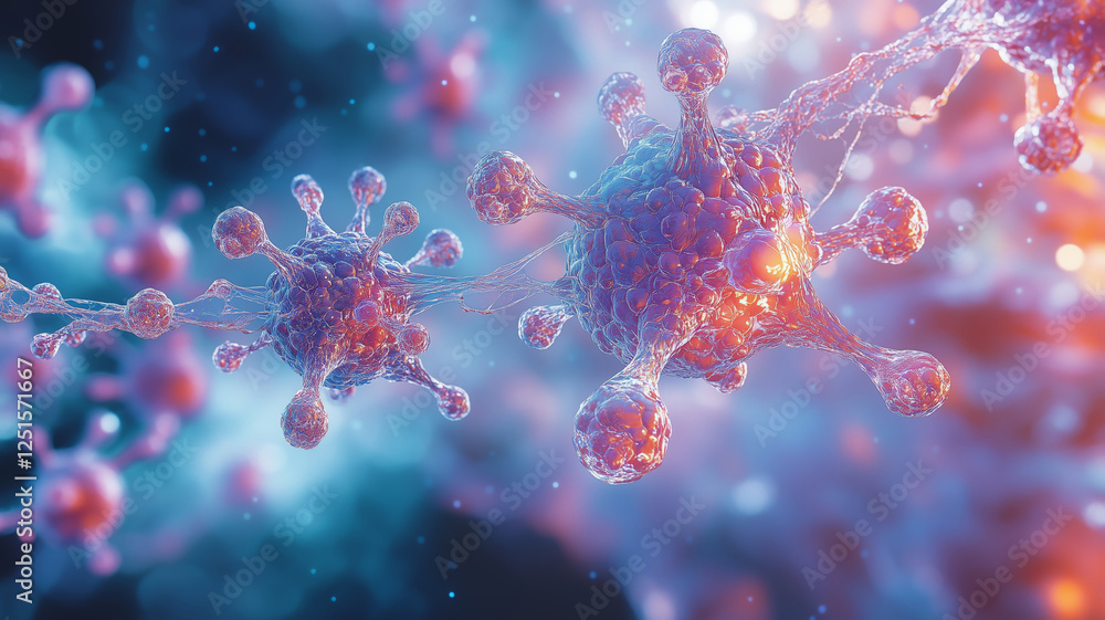 Poster neuro-map visualization illustrates the evolution of neural connections