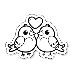 valentine day vector, clip art, cut out, doodle,