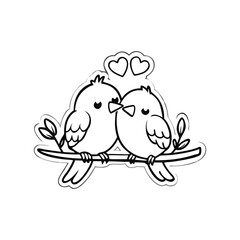 valentine day vector, clip art, cut out, doodle,