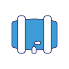 Root Cellar icon vector stock illustration