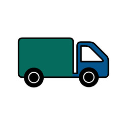 green truck icon
