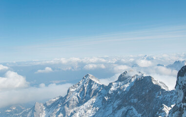 wetterstein mountains landscape Germany Zugspitze