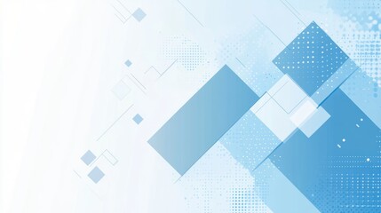 Abstract blue geometric banner design, digital background, website header