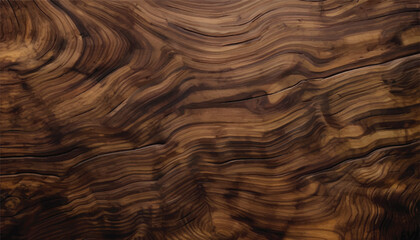 Old wood brown background. Wooden texture. Texture of walnut board. 