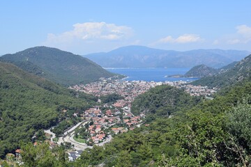 Bird's eye view of Icmeler.