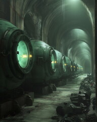 The laboratories of the underground alien base are_009