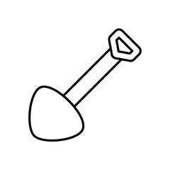 Shovel  icon vector stock illustration