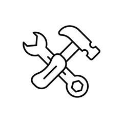 DIY Projects icon vector stock illustration