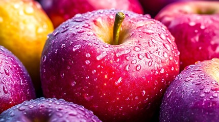 Dynamic Apple Splashes Captured in Stunning Close-Up Detail