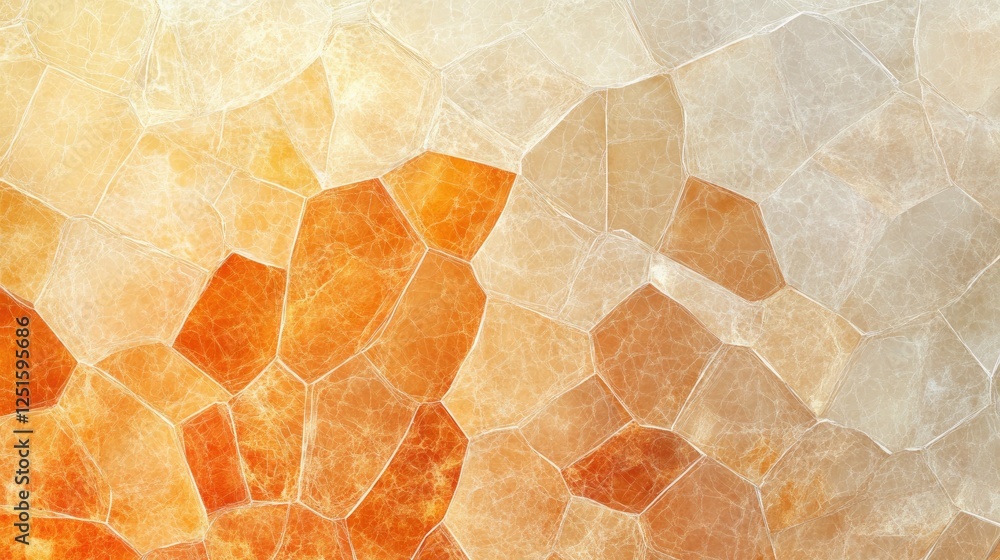 Poster a sophisticated pattern of overlapping translucent polygons with a golden shimmer gradient.