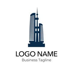 Obraz premium Logo Property Building Design Template