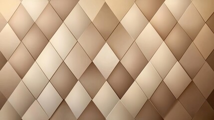 Fototapeta premium Abstract luxury background with overlapping diamond shapes and smooth, shimmering ombre tones.