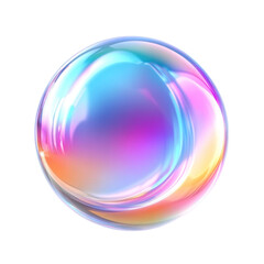 3d illustration of iridescent or holographic  