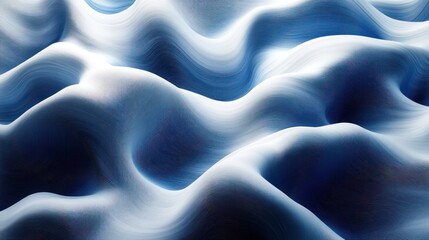 Abstract Blue Wave Texture Background