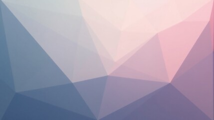 Abstract Low Polygonal Background with Soft Pastel Hues and Gradient Transitions for Versatile Design Applications