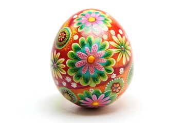 Fototapeta premium easter eggs on white background