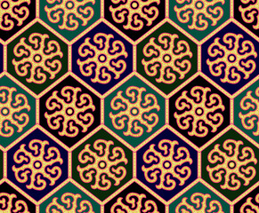 seamless color full paisley rug carpet pattern