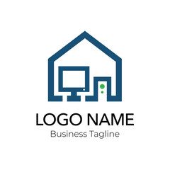 Fototapeta premium Logo Property Building Design Template