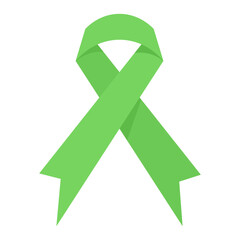green awareness ribbon