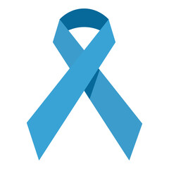 blue awareness ribbon