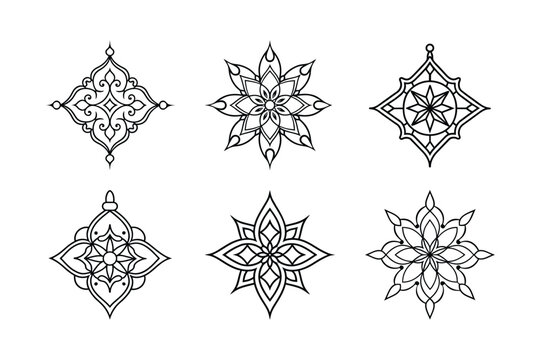 Mandla Line art vector Bundle 