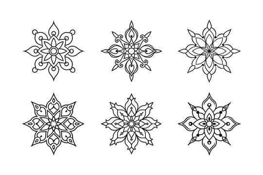 Mandla Line art vector Bundle 