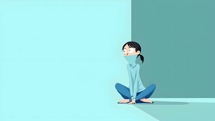 Obraz premium People in strange standing positions