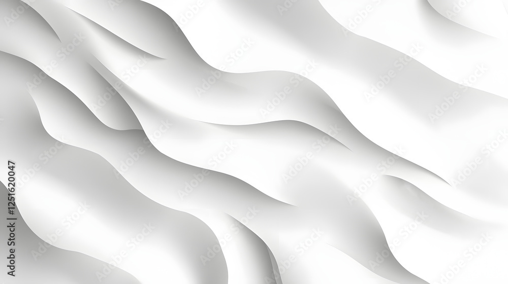 Poster Mesmerizing Waves of Light and Shadow An Abstract Minimalist Composition