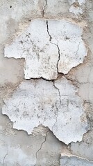 Obraz premium Cracked and Peeling Wall Texture Detail