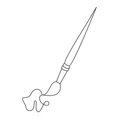 The Art of Expression: A Painter’s Line Art Brush