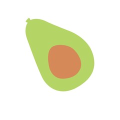 pear on a white background