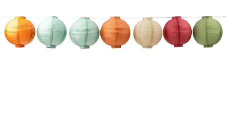 Colorful Paper Lanterns for Festive Celebrations and Events