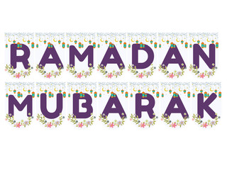 Ramadan mubarak flag