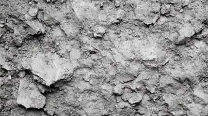 Fototapeta premium Grey rubble texture, construction site background