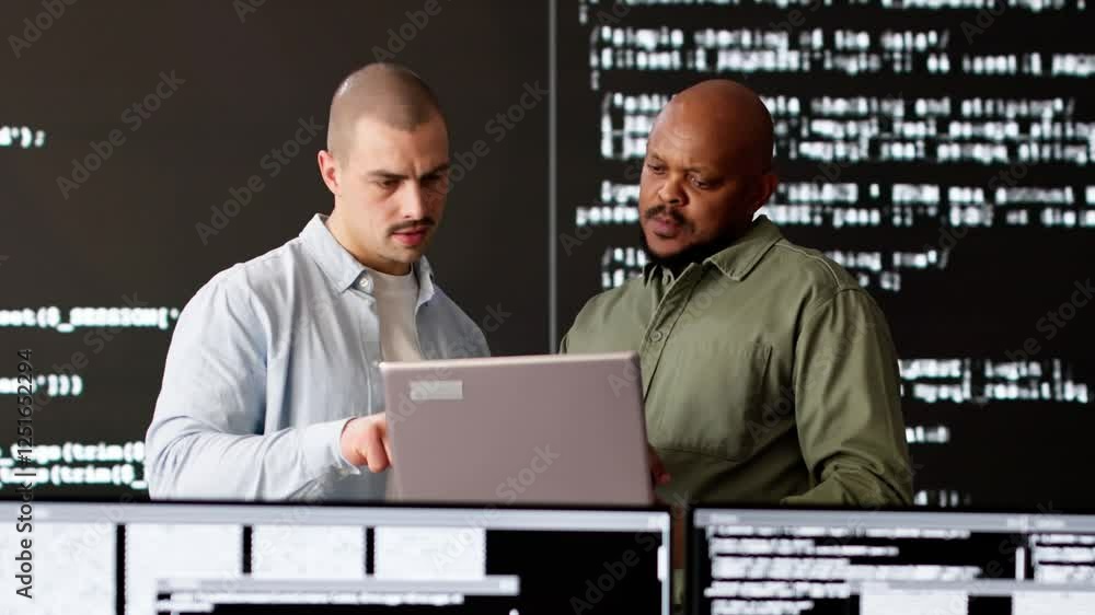 Poster Software Engineer Developers Using Computers