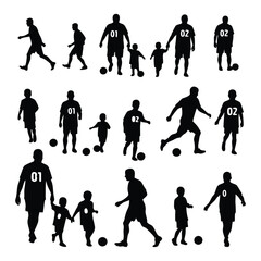 Soccer silhouette bundle set 2025