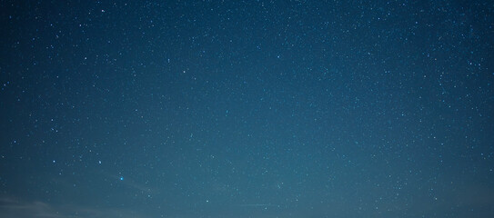 Beautiful starry night . Astronomical background. 