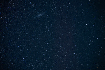 Beautiful starry night . Astronomical background.  © Inga Av