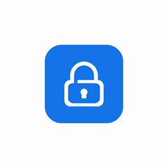 locking key icon sign vector