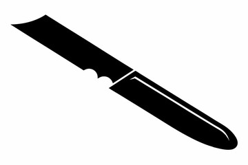 scalpel line art silhouette vector illustration