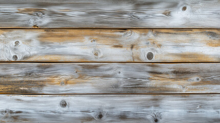 Fototapeta premium Weathered wood planks background for rustic wall textures, website banners, and interior design projects