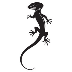 Lizard Shadow Art – Jungle & Desert Wildlife Icon