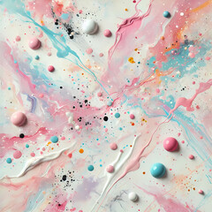 Celestial Candy: A Dreamy Confection of Color and Texture