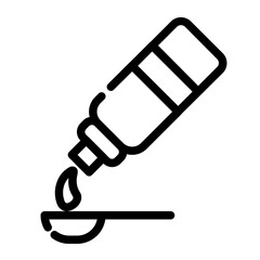 stimulants cut line icon