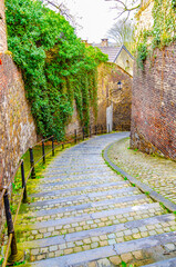 alley in the park, liege, Belgium
