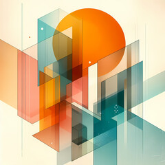 Ethereal Geometry: A Dance of Light and Form