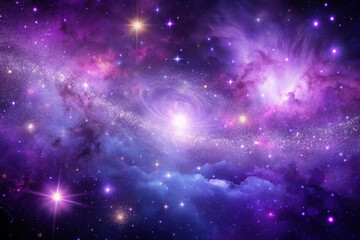 Obraz premium Cosmic nebula, swirling galaxy, deep space, vibrant colors, astronomical imagery, perfect for educational or scientific use