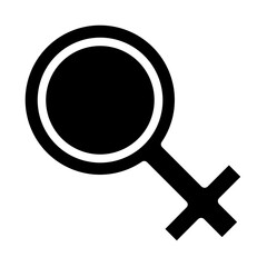 emblematic woman solid icon