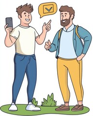 Customer receiving real-time order tracking updates on a smartphone.