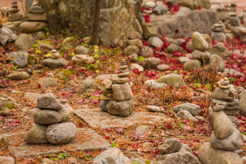 stone statue in the garden